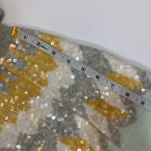 💙NWT! J.Crew Fair Isle Sequins Turtleneck Sweater - Picture 10 of 15